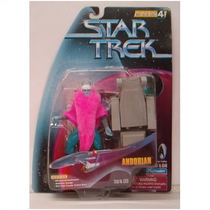 STAR TREK ' WARP FACTOR ' ANDORIAN action figure