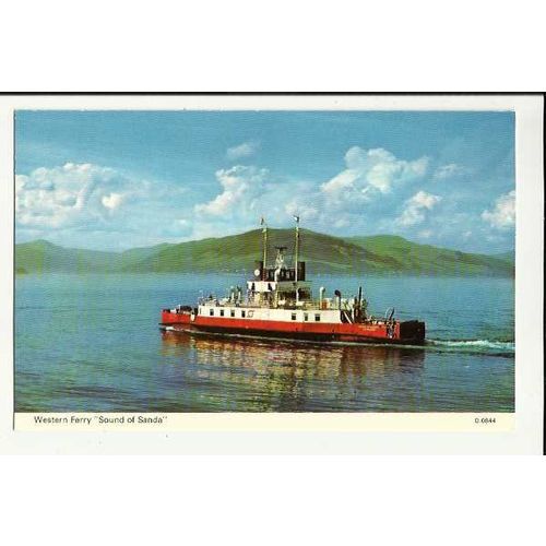 Western Ferries MV SOUND OF SANDA Postcard by Dennis (D.0844)