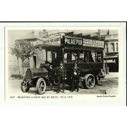 Sussex BRIGHTON & HOVE Bus Postcard (Pamlin M17)