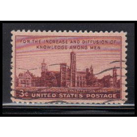 Used 943 3c Smithsonian Fine KA7834