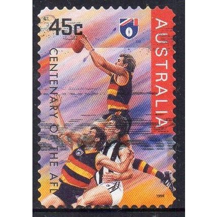 Australia 1996 Centenary of the AFL - Adelaide 45c s/a Used