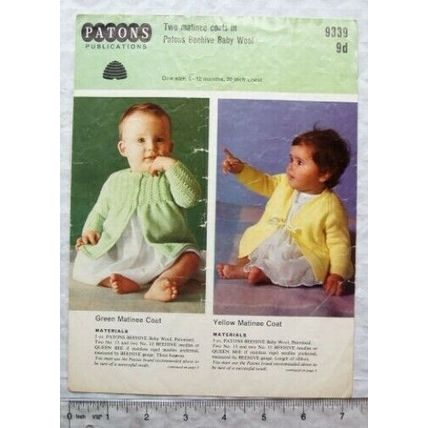 Vintage: Patons 9339 matinee coats