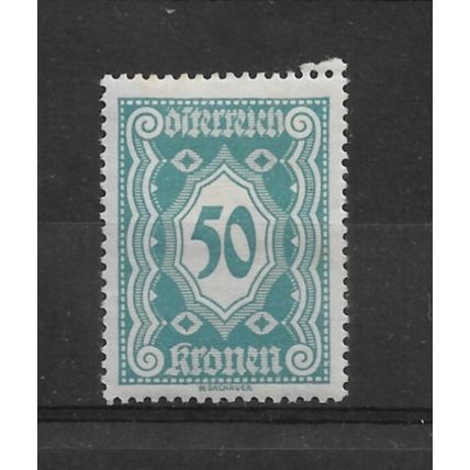 Austria.D518 50k Blue.Mounted Mint.Aug22