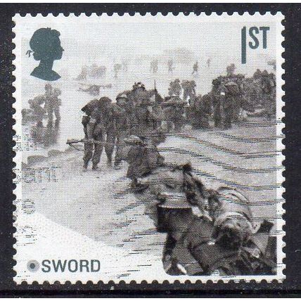 GB 2019 75th Anniversary of D-Day - Sword 1st s/a Used