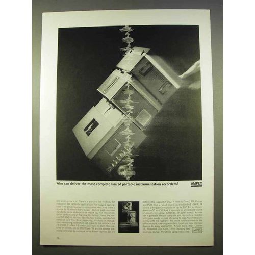 1963 Ampex SP-300 Portable Instrumentation Recorder Ad