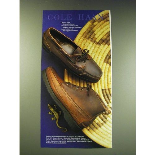 1987 Cole-Haan Country for Men Shoes Ad