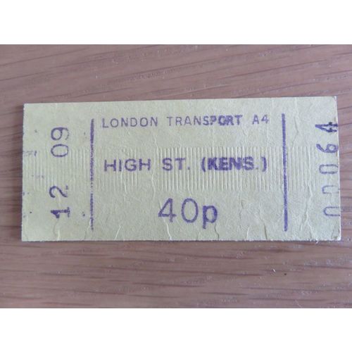 London Transport High St Kensington Bus Ticket