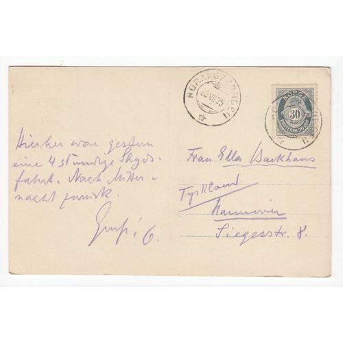 Djupvasshytten Geiranger Norway Norge 1925 Postcard