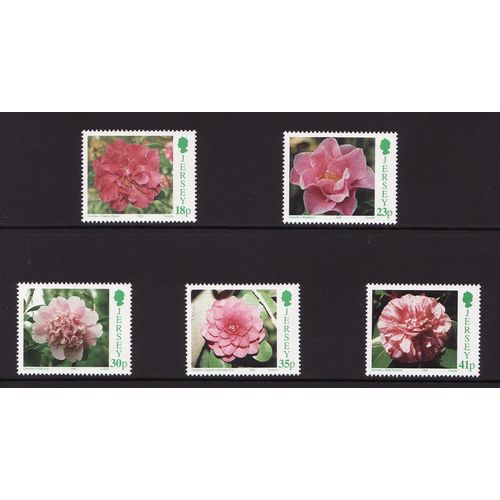 1995 Jersey, Camellies, NH Mint Set of Stamps SG 693-7