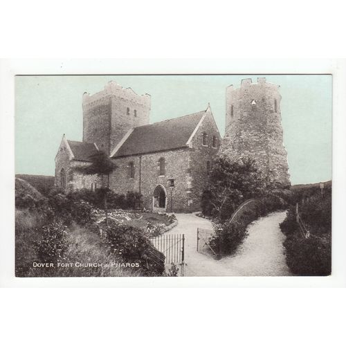 Fort Church & Pharos Dover Postcard Kent Dainty Series