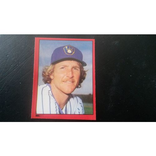 1982 Topps Stickers Card # 203 Robin Yount Excellent (5) Milwaukee Brewers