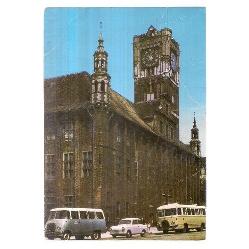 TORUN, POLAND used vintage postcard 1972 postmark #