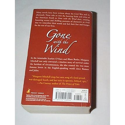 Margaret Mitchell - - Gone With The Wind - - Pocket Books 2008 - - Paperback