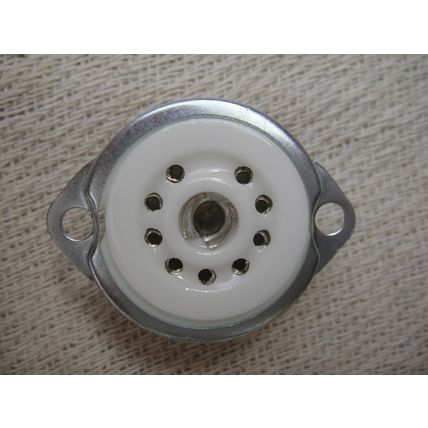 One B9A Chassis Mount, Ceramic, Valve / Tube Socket