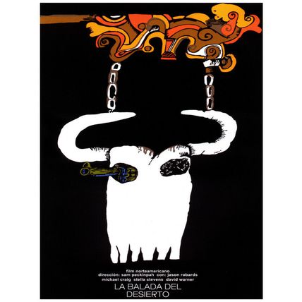 Movie Poster for film LA BALADA del desierto.Western.Cowboy.Room art decor