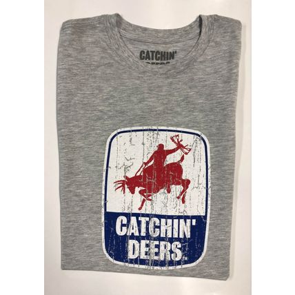 Catchin' Deers Light Grey T-Shirt