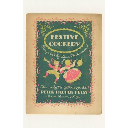 Festive Cookery Edna Bellenson 1951 Book Postcard