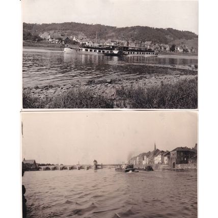 River Mosel Rhine Germany 2x Real Photo Postcard s