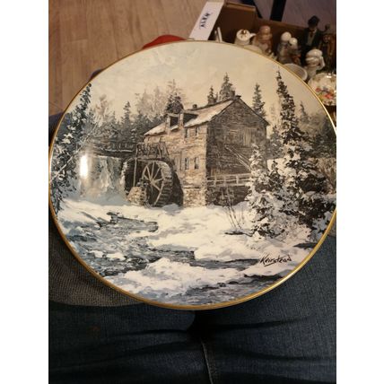KEIRSTEAD ROYAL GRAFTON CHINA PLATE DISCOVER CANADA SAWMILL KINGS LANDING