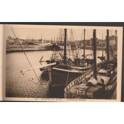 Paimpol, 1929 - Carnet de 6 des 8 Cartes Postales - Editions Gaby