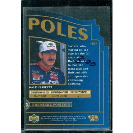 1997 Upper Deck Road To The Cup Premiere Position #PP35 Dale Jarrett