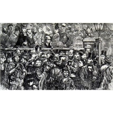RETURN FROM THE DERBY 1872 John Gordon Thomson VICTORIAN ENGRAVING