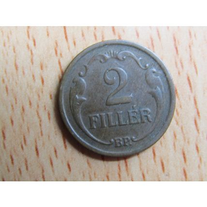 Hungary 1940 2 Filler Coin