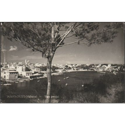 Vista Parcial, Porto-Cristo, Mallorca, 1958 - Foto Tarjeta Postal
