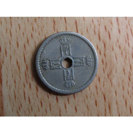 Norway 1924 25 Ore Coin