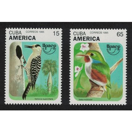 Caribic Woodpecker Tody Birds 2v 1995 MNH SG#4021-4022 MI#3876-3877