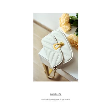Women Small Genuine Leather Shoulder Handbag White