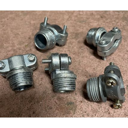 (Pack-5) Lewden PD427 20mm Clamp Cable Gland Galv SY