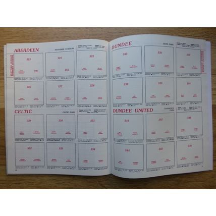 Panini Football 80 - Empty Sticker Album