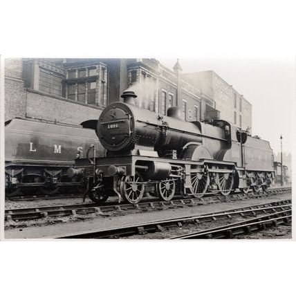 LMS 1091 Train at Kentish Town London Dogshead Brand Beer Factory Old RPC Postca