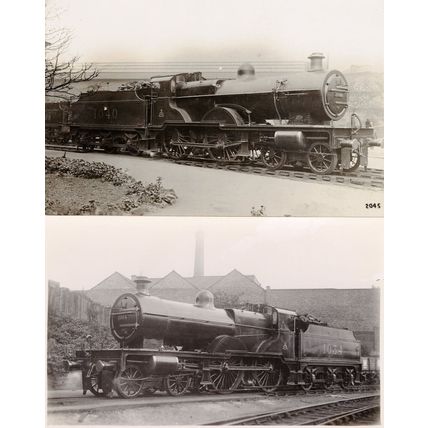 MR Midland Railways 1034 & 1040 Train Railway 2x Old RPC Postcard s