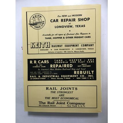 Official Railway Equipment Register Jan 1953 Reprint 4371
