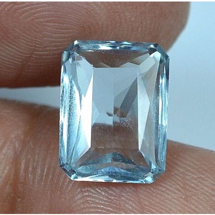 AAA Brazilian 4.00 Ct Natural Aquamarine Emerald Loose Gemstone