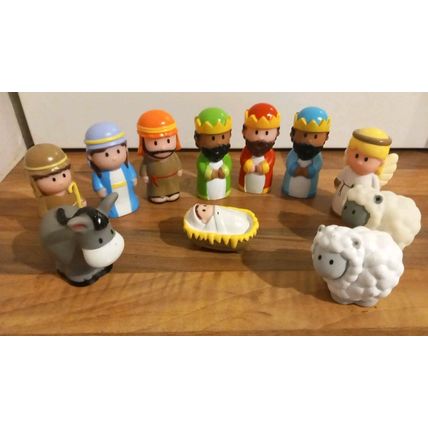Early Learning Centre ELC Happy Land Christmas Nativity Figures toys set