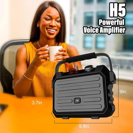Wireless PA System with Wireless Headset Microphone Lavalier Lapel Microphone Tr
