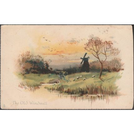 Alan Barraud - The Old Windmill, c.1905 - Tuck's Postcard