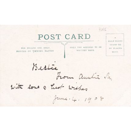 EC426 BRIDSTOW CHURCH. PRINTED POSTCARD