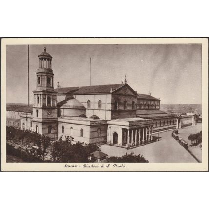 Basilica di San Paolo, Roma, c.1920s - Scrocchi Cartolina