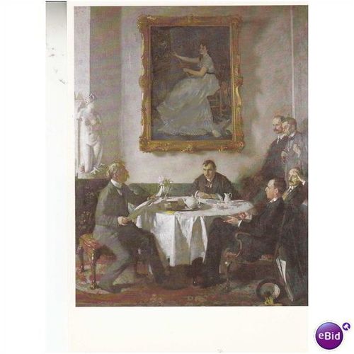 Colour Postcard - Homage to Manet 1909 by William Orpen