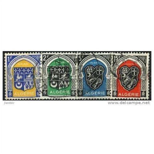 1947 4 different values - #35 fine used (o)
