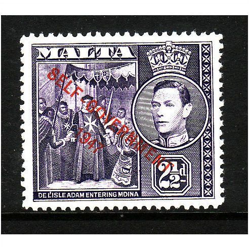 MALTA 1948 SG 239 2 1/2d DULL VIOLET U/M MINT #1