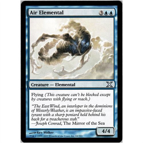 Magic the Gathering - Tenth Edition - #64/383 - Air Elemental