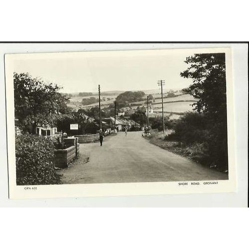 Wales GRONANT Shore Road Postcard by Marimex (GRN 602)