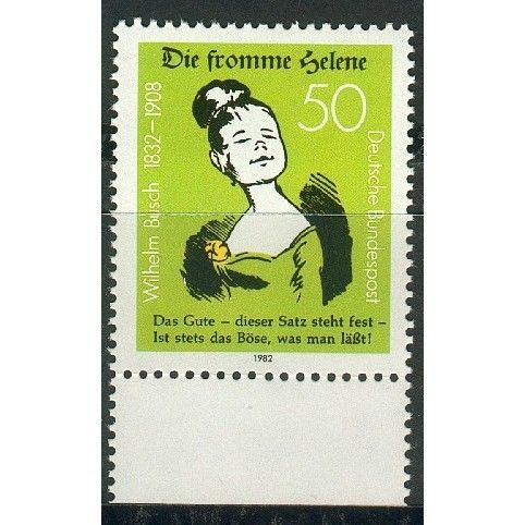 Germany 1982 - SG1993 - 150th Birth Ann of W. Busch writer/Illustrator (unused)
