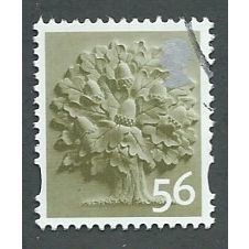ENGLAND 56P 'OAK TREE' (EN14) FINE USED (EBID38-080)