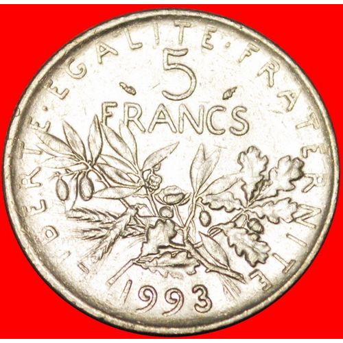 SOWER (1970-2001): FRANCE ★ 5 FRANCS 1993! LOW START ★ NO RESERVE!